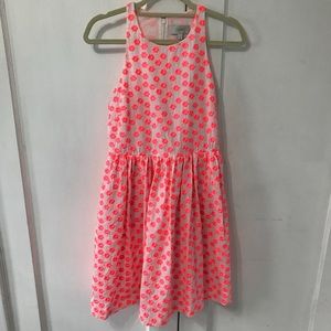 J Crew Embroidered Floral Racer Dress